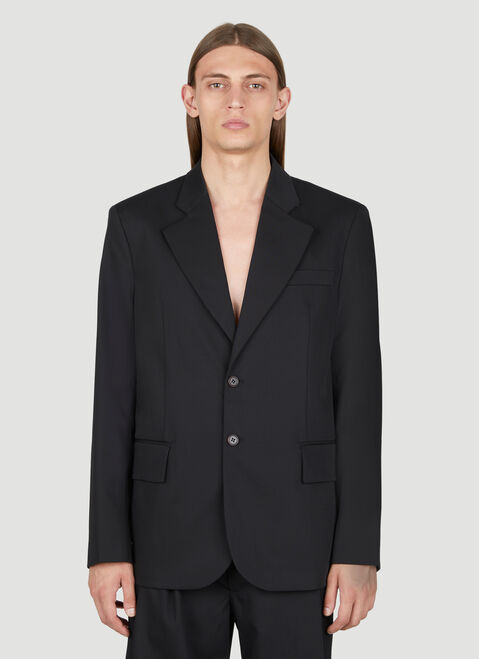 Jacquemus Wool Suit Blazer Beige jac0156001