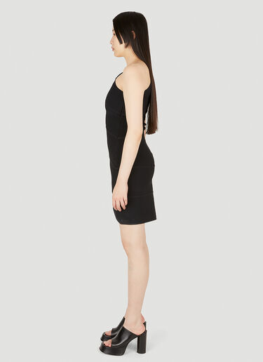 Flat Rib Spiral Dress Bottega Veneta Flat Rib Spiral Dress Black bov0248056