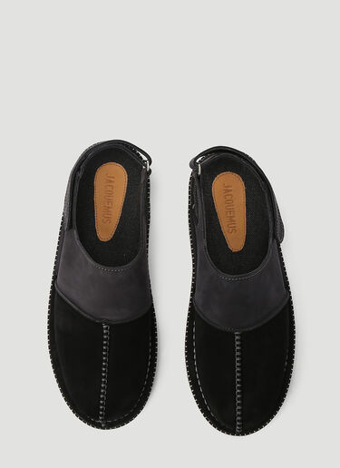 Jacquemus Les Mules Slip-Ons Black jac0144028