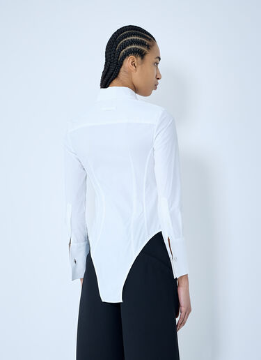 Jean Paul Gaultier Corset Shirt White jpg0260009