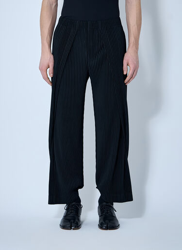 Homme Plissé Issey Miyake Pleats One Pants Black hmp0160005