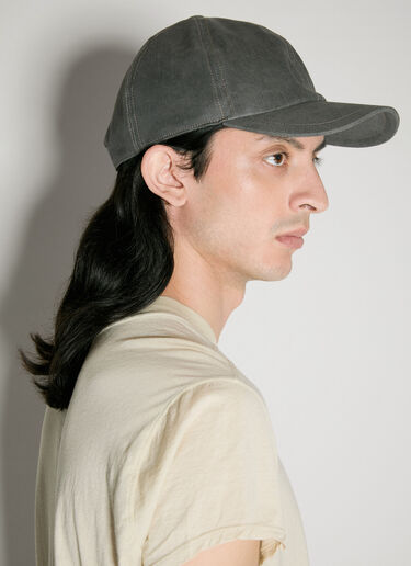 Rick Owens DRKSHDW Denim Baseball Cap Grey drk0156026