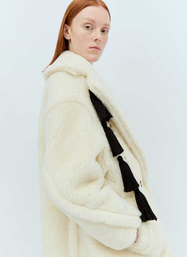 Max Mara Teddy Bear Icon Coat Cream max0255001