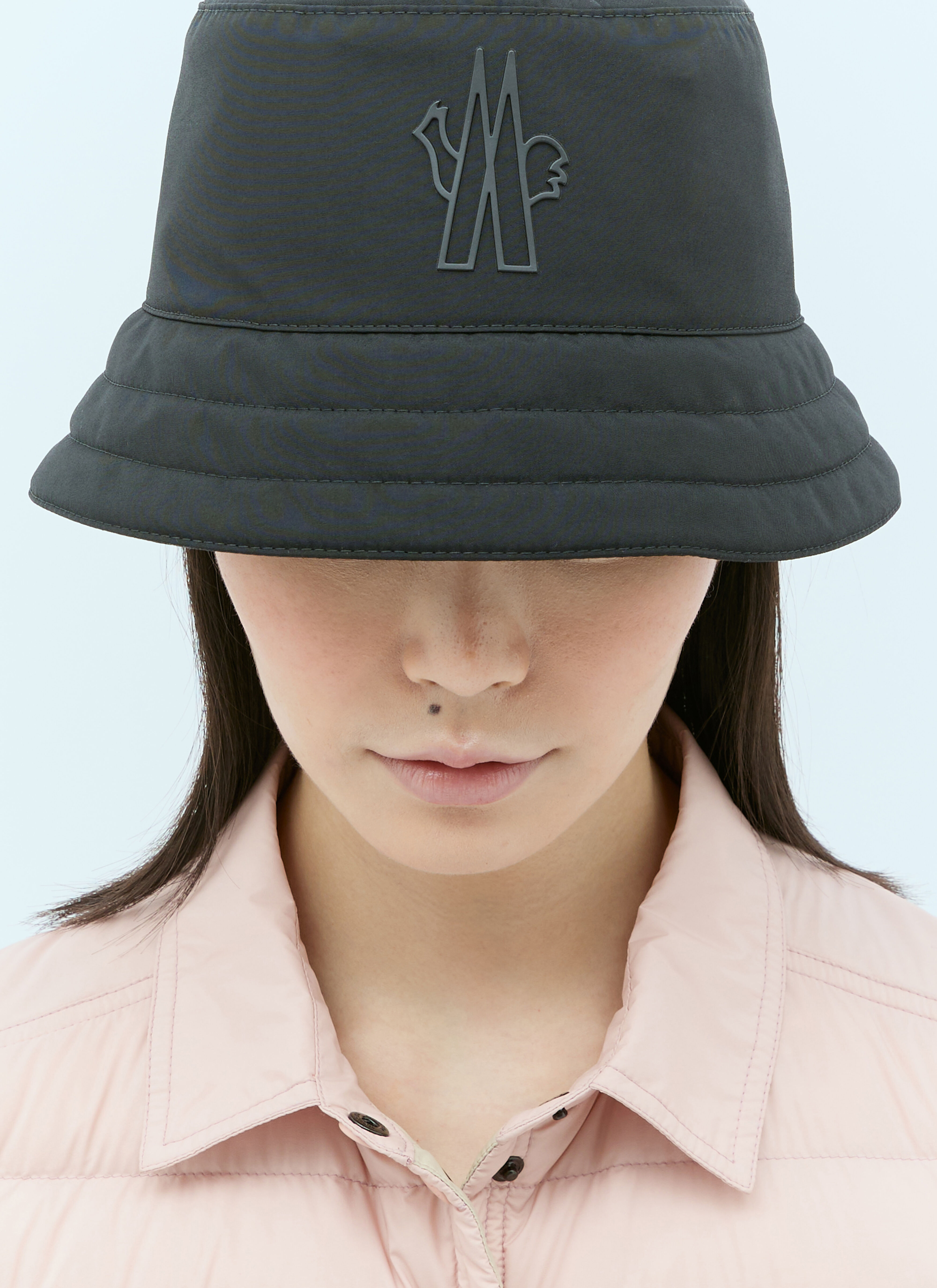 Gucci 徽标贴花渔夫帽 黑色 guc0255176
