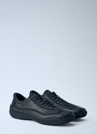 Kiko Kostadinov Sargo Leather Sneakers Black kko0164014