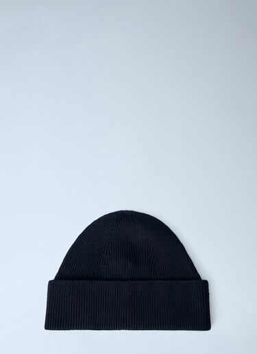 LN-CC® - Acne Studios: Wool Beanie With Rivet - Black Acne Studios Wool Beanie With Rivet Black acn0165072