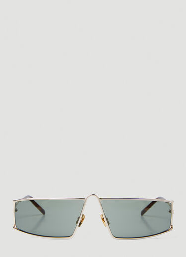 스퀘어 선글라스 Saint Laurent 스퀘어 선글라스 골드 sla0252107