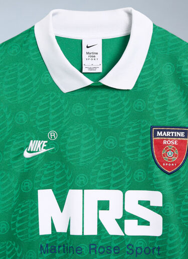Logo Motif Polo Shirt Nike x Martine Rose Logo Motif Polo Shirt Green nik0362104