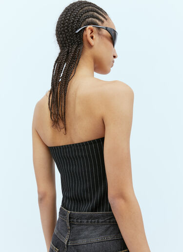 AVAVAV Knit Crystal Embellished Bodysuit Black ava0254003