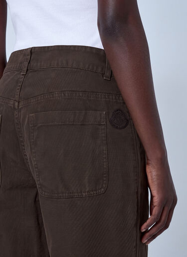 LN-CC® - Moncler: Cargo Pants with Patch Pockets - Brown Moncler Cargo Pants with Patch Pockets Brown mon0266029