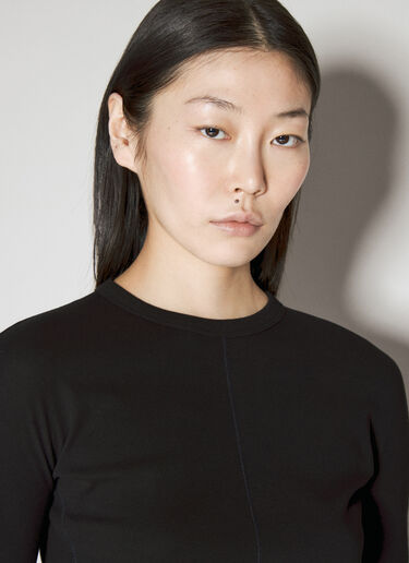 Fitted Long-Sleeve T-Shirt Y-3 Fitted Long-Sleeve T-Shirt Black yyy0256004
