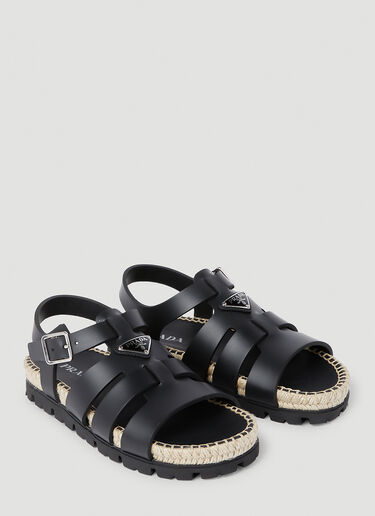 Prada Caged Sandals Black pra0252058