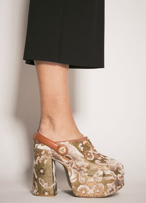Chloé Swamp Platform Clogs Black chl0259030