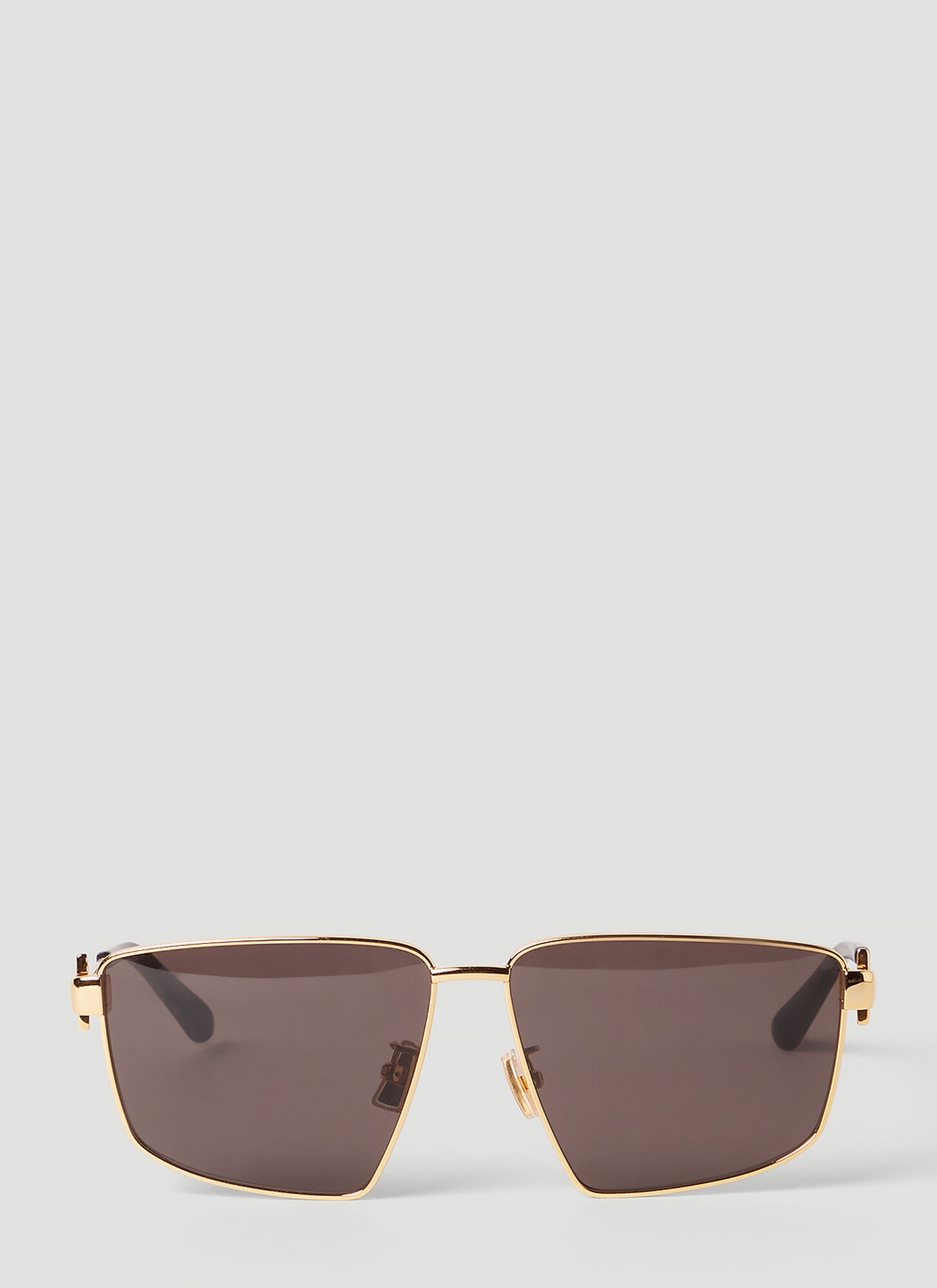 Bottega Veneta Bv1223s Avaitor Sunglasses In Gold