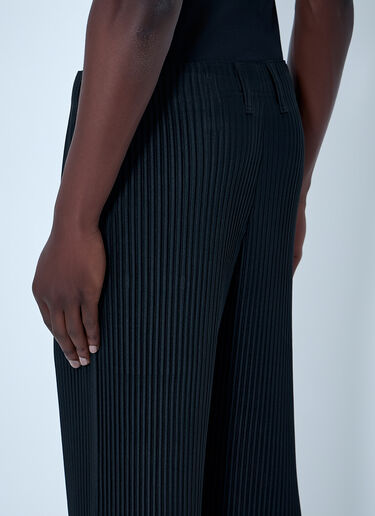 Pinstripe Tailored Trousers Homme Plissé Issey Miyake Pinstripe Tailored Trousers Black hmp0164003