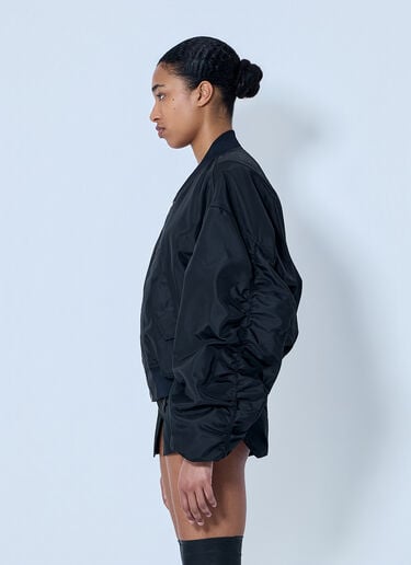 Rick Owens Oversized Bomber Jacket Black ric0264013