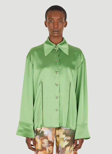 Nanushka Caio Shirt  Green nan0248008