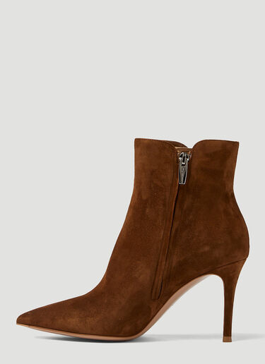 Gianvito Rossi Levy 85 Ankle Boots Brown gia0249007