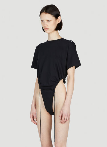 Ruched Bodysuit Y/Project Ruched Bodysuit Black ypr0252009