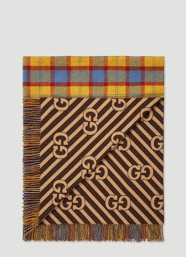 GG Tartan Blanket Gucci GG Tartan Blanket Yellow wps0670144