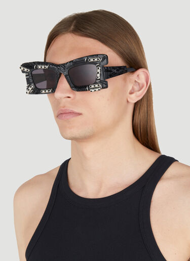 Kuboraum R2 Sunglasses Black kub0354002