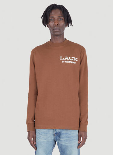 Lack of Guidance Alessandro Long Sleeve T-Shirt Brown log0146009
