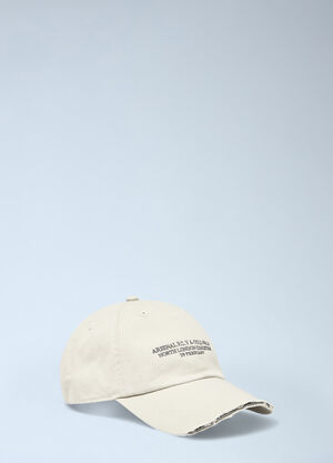 Arsenal x A-COLD-WALL* Avenell Distressed Baseball Cap Beige acw0162017