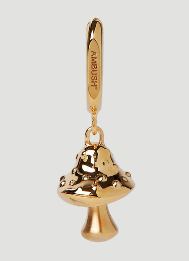 Ambush Small Mushroom Charm Earrings Gold amb0149033