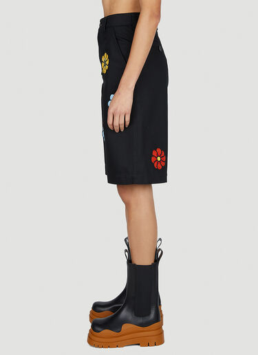 1 Moncler JW Anderson Floral Bermuda Shorts Black mjw0352005