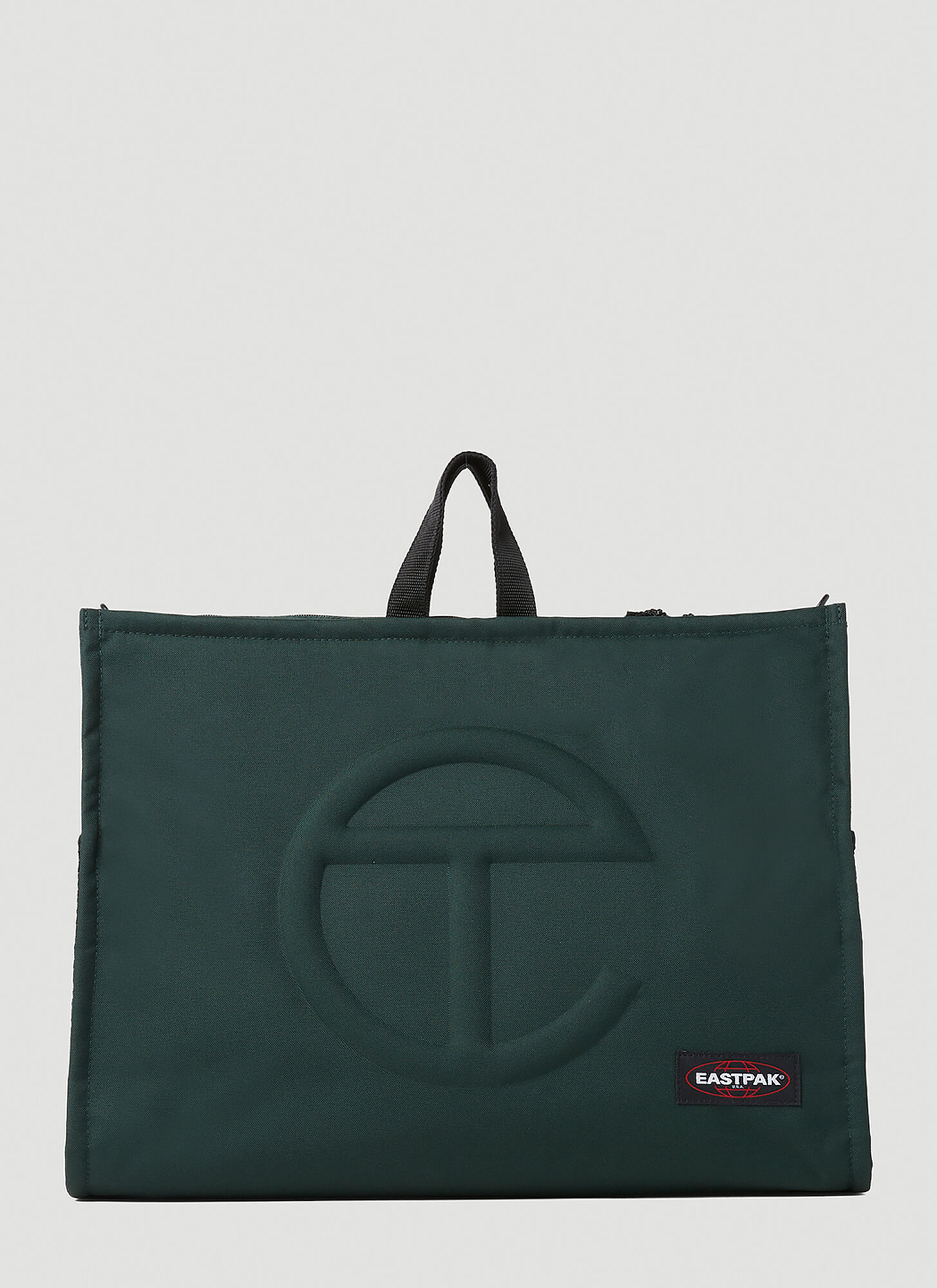 Eastpak X Telfar Telfar Large Nylon Shopping Bag In Dark Olive
