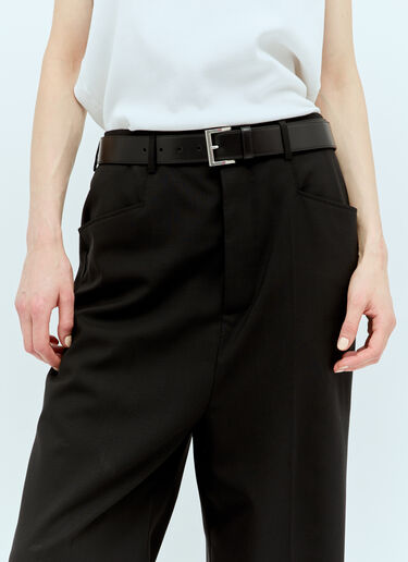 Prada 皮革腰带  黑色 pra0256058
