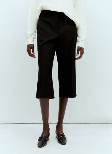 The Row Gandine Cropped Pants Black row0256017