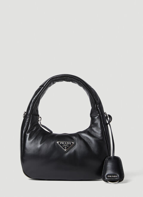 Prada Padded Nappa Handbag White pra0254013