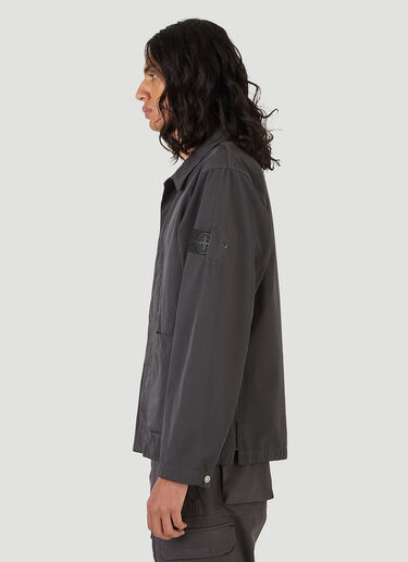 Stone Island 캔버스 재킷 그레이 sto0146122