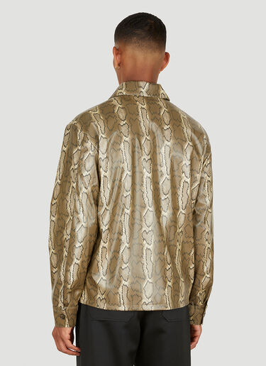 Soulland Mapp Snake Print Jacket Brown sld0149009