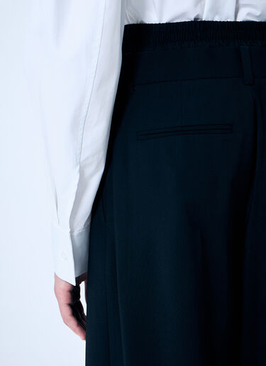 Alexander Wang Pleated Pants With Boxer Waistband Black awg0259006
