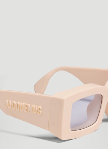 Jacquemus 레 뤼네트 투피 선글라스 핑크 jac0151046