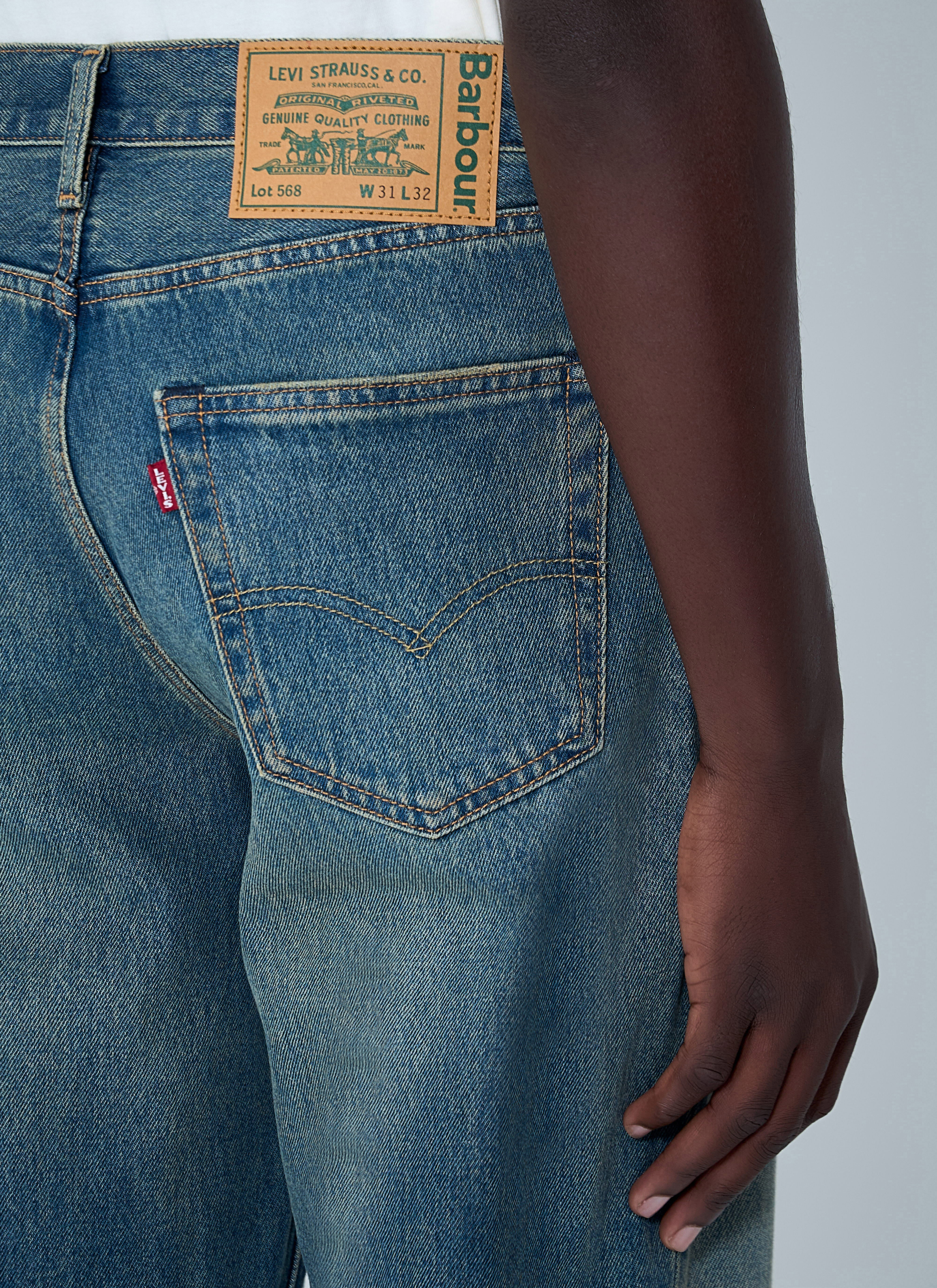 Levi's x Barbour Men's' 568 Jeans in Blue | LN-CC®