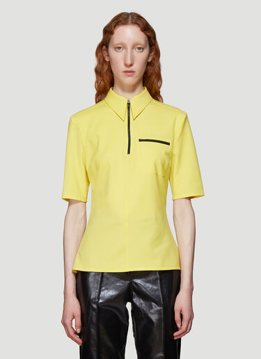 Kwaidan Editions Zipped Shirt Yellow kwe0238006