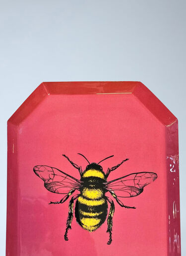 Les-Ottomans Decorative Bee Motif Tray Multicolour wps0692525