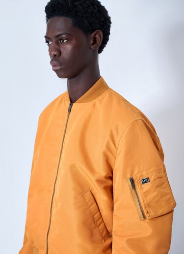 Martine Rose Bomber Jacket with Ribbed Trims Orange mtr0164006