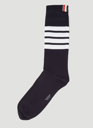 Thom Browne Stripe Socks Blue thb0143014
