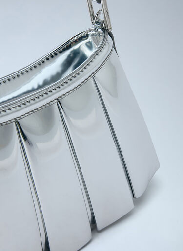 LN-CC® - Lacoste: Runway Small Lenglen Mirror Leather Purse - Silver Lacoste Runway Small Lenglen Mirror Leather Purse Silver lac0266004