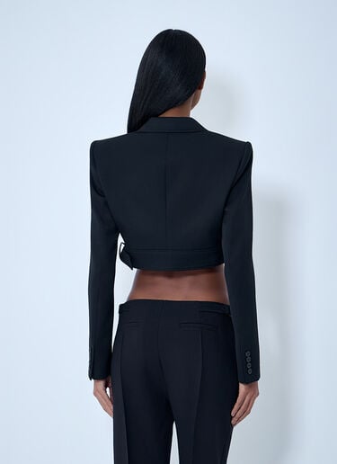 Chloé Cropped Wool Blazer Black chl0263011