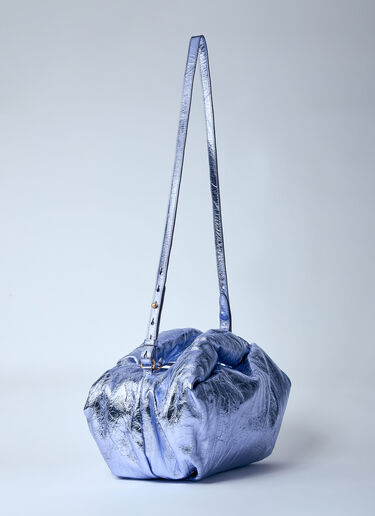 Dries Van Noten Metalic Twist Handbag Purple dvn0259008