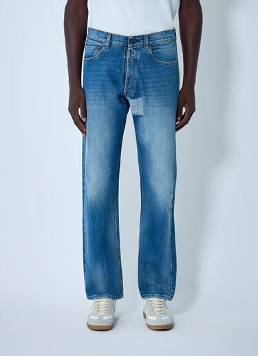 Maison Margiela Contrast Panel Jeans Blue mla0161006