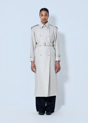Max Mara Double-Breasted Trench Coat Beige max0264306