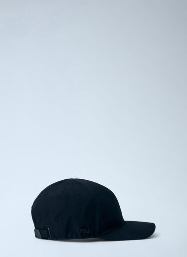 LN-CC® - Massimo Osti Studio: Structured Panelled Cap - Black Massimo Osti Studio Structured Panelled Cap Black mao0166001