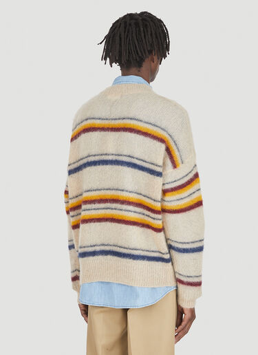 Isabel Marant Drusellh Stripe Sweater Beige isb0147017