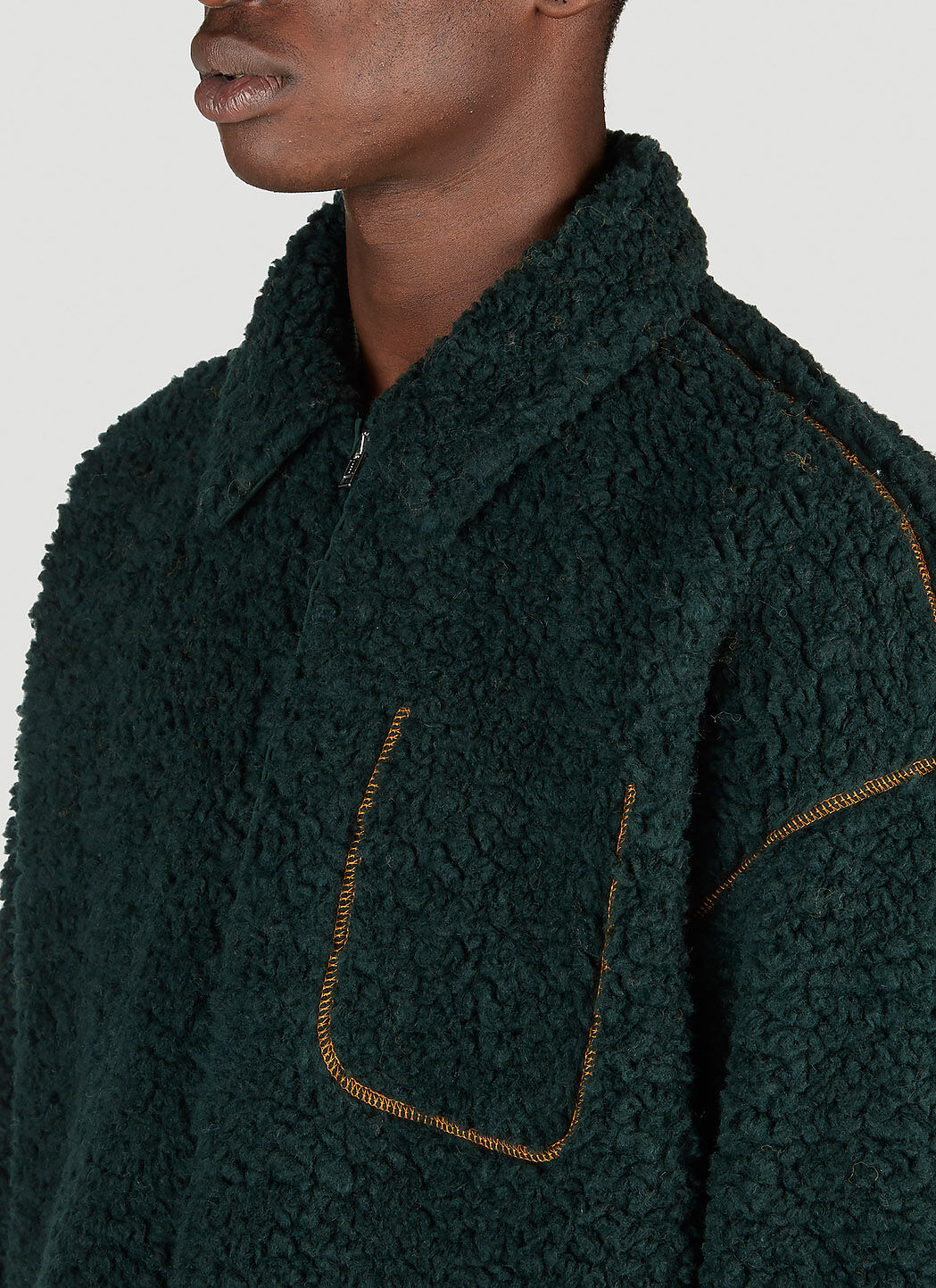 Marni Men's' Zip Front Fleece Jacket in Green | LN-CC®